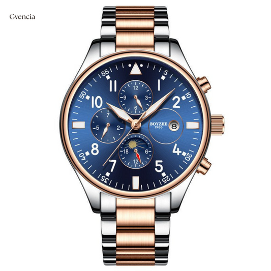 Automatic Mechanical Watch Steel Belt